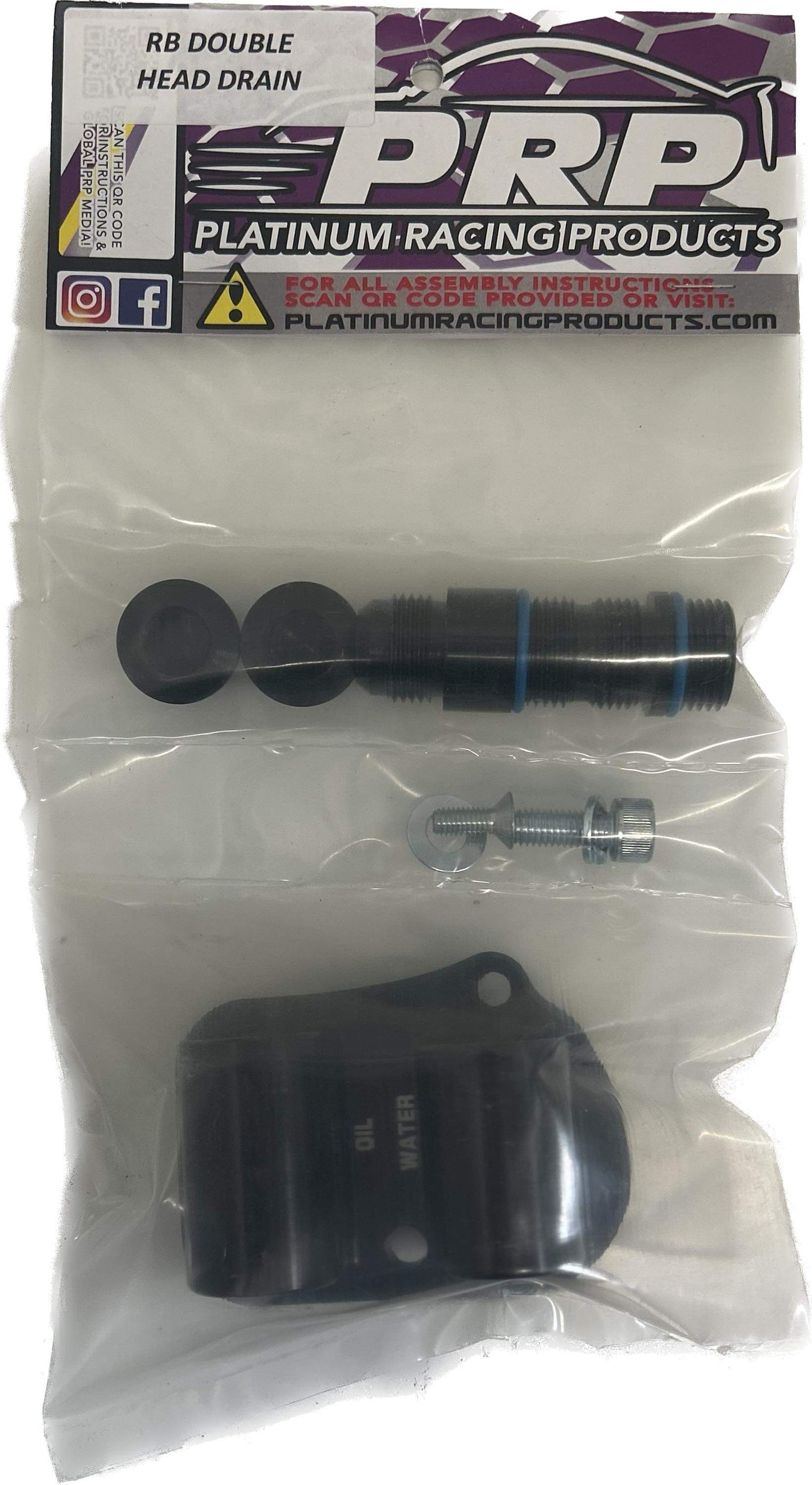 Platinum Racing Products RB26 Double Head Drain Oil & Coolant