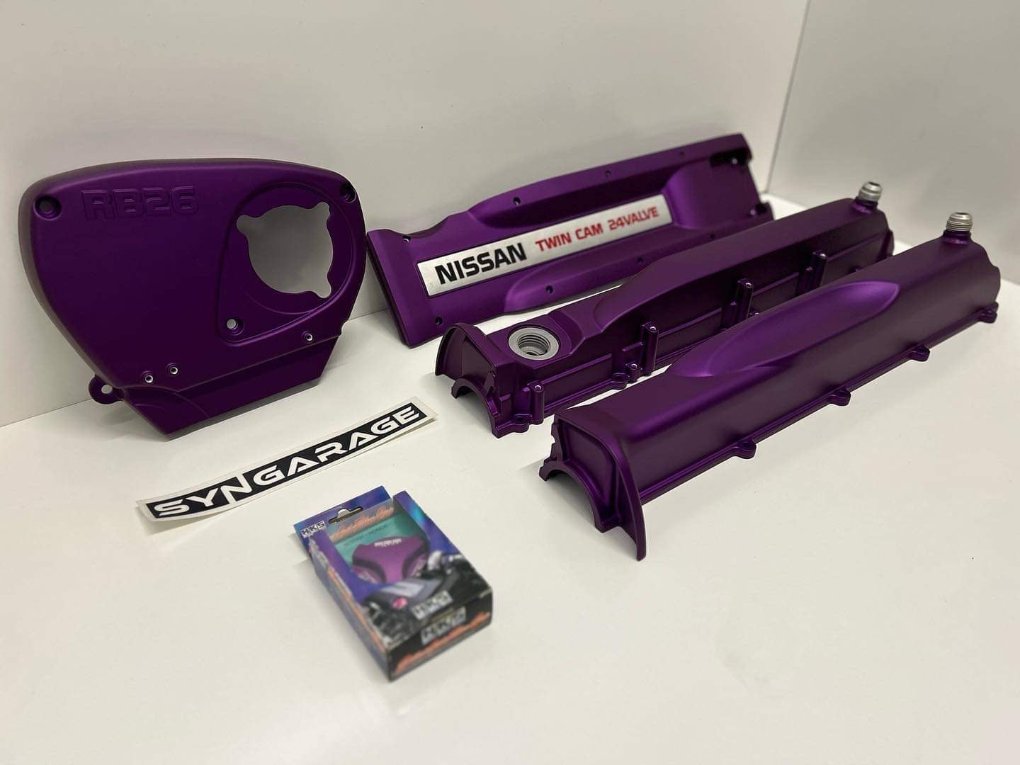 (HKS Purple) RB26 Valve Cover Set *Core Charge*