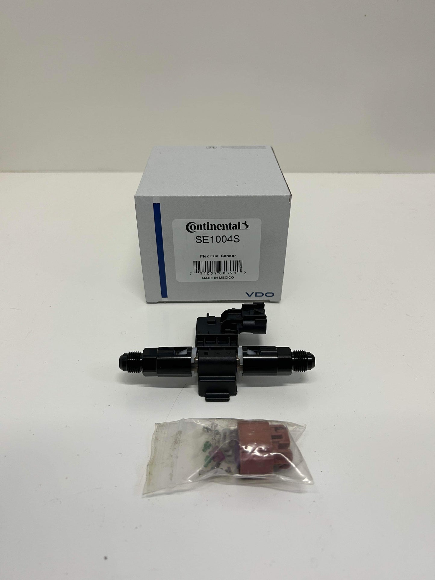 VDO Continental Flex Fuel Sensor w/ 6AN Fittings and connector