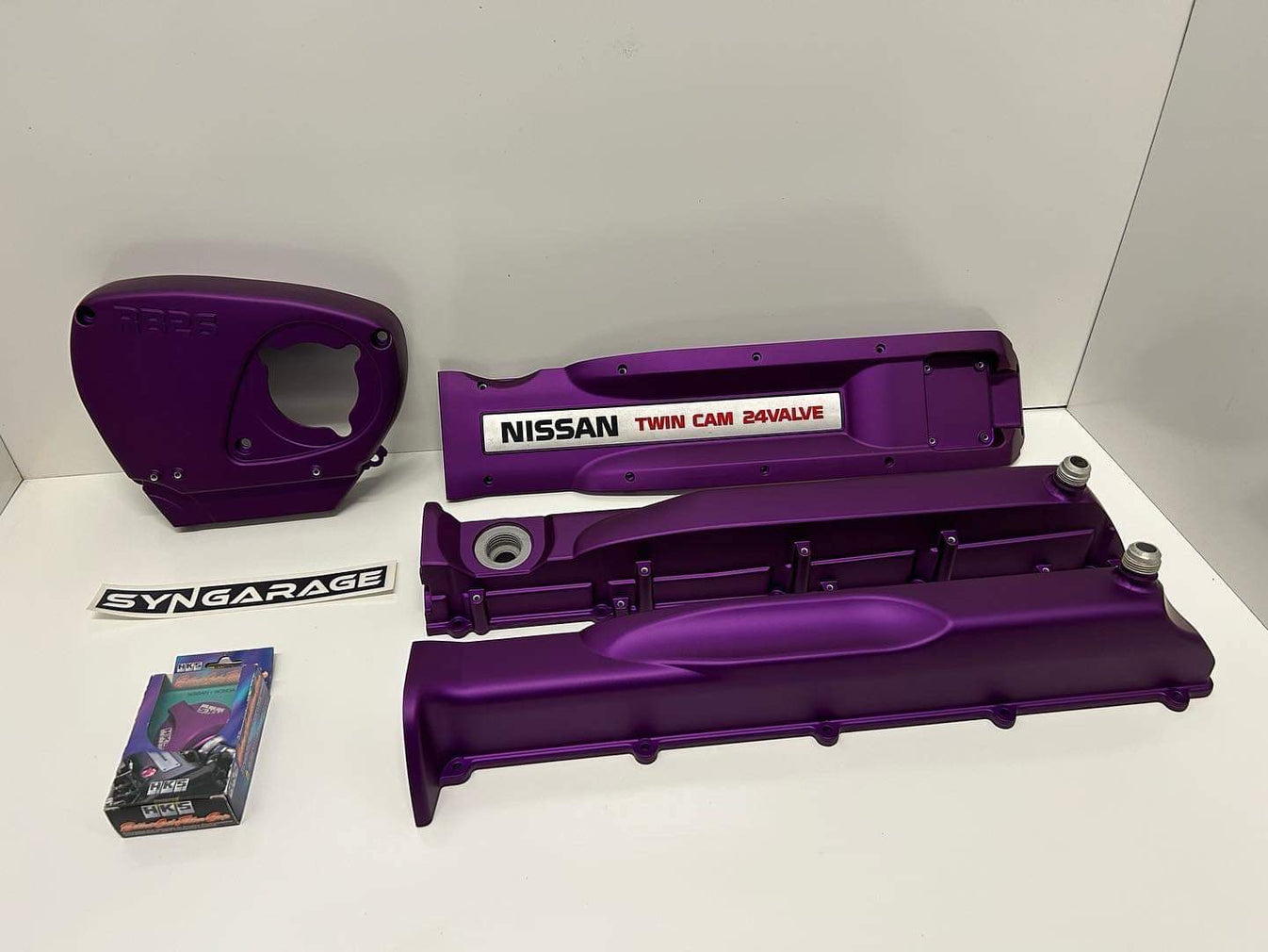 (HKS Purple) RB26 Valve Cover Set *Core Charge* SynGaragellc